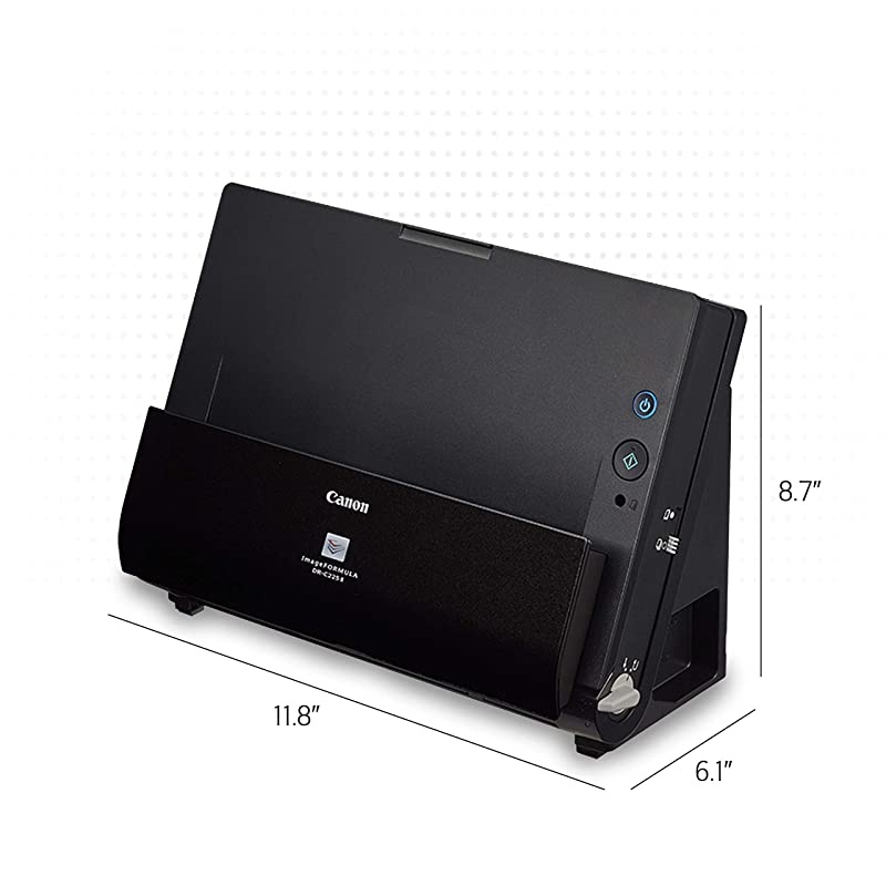 ImageFORMULA DR-C225 II Office Document Scanner, Black - 3258C002