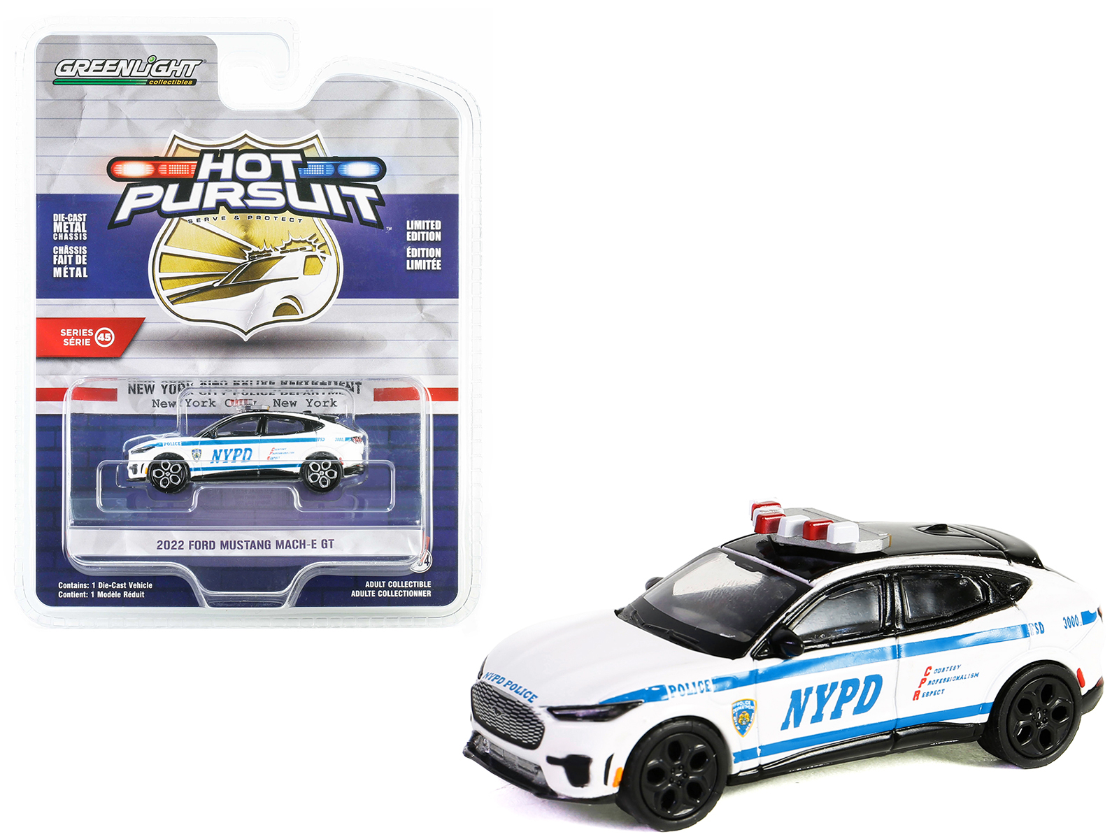 2022 Ford Police Interceptor Utility "RCMP (Royal Canadian Mounted Police)" White "Law Enforcement and Public Service" Series 1/43 Diecast Model Car by Motormax