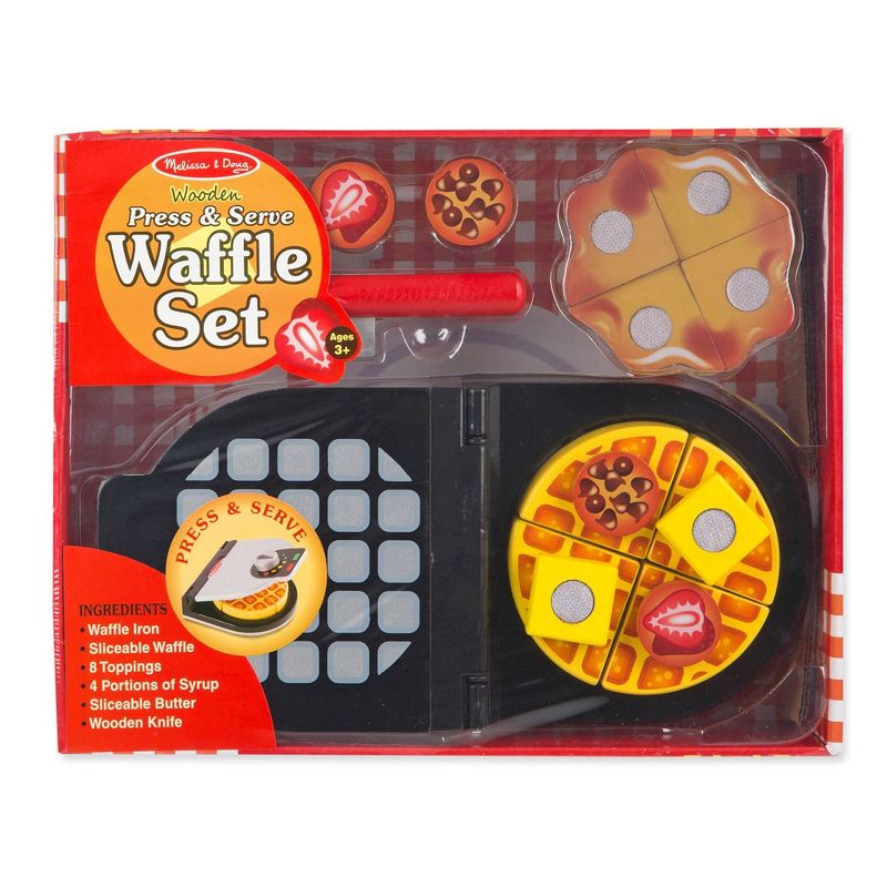 Melissa & Doug 11-Piece Brew and Serve Wooden Coffee Maker Set - Play Kitchen Accessories