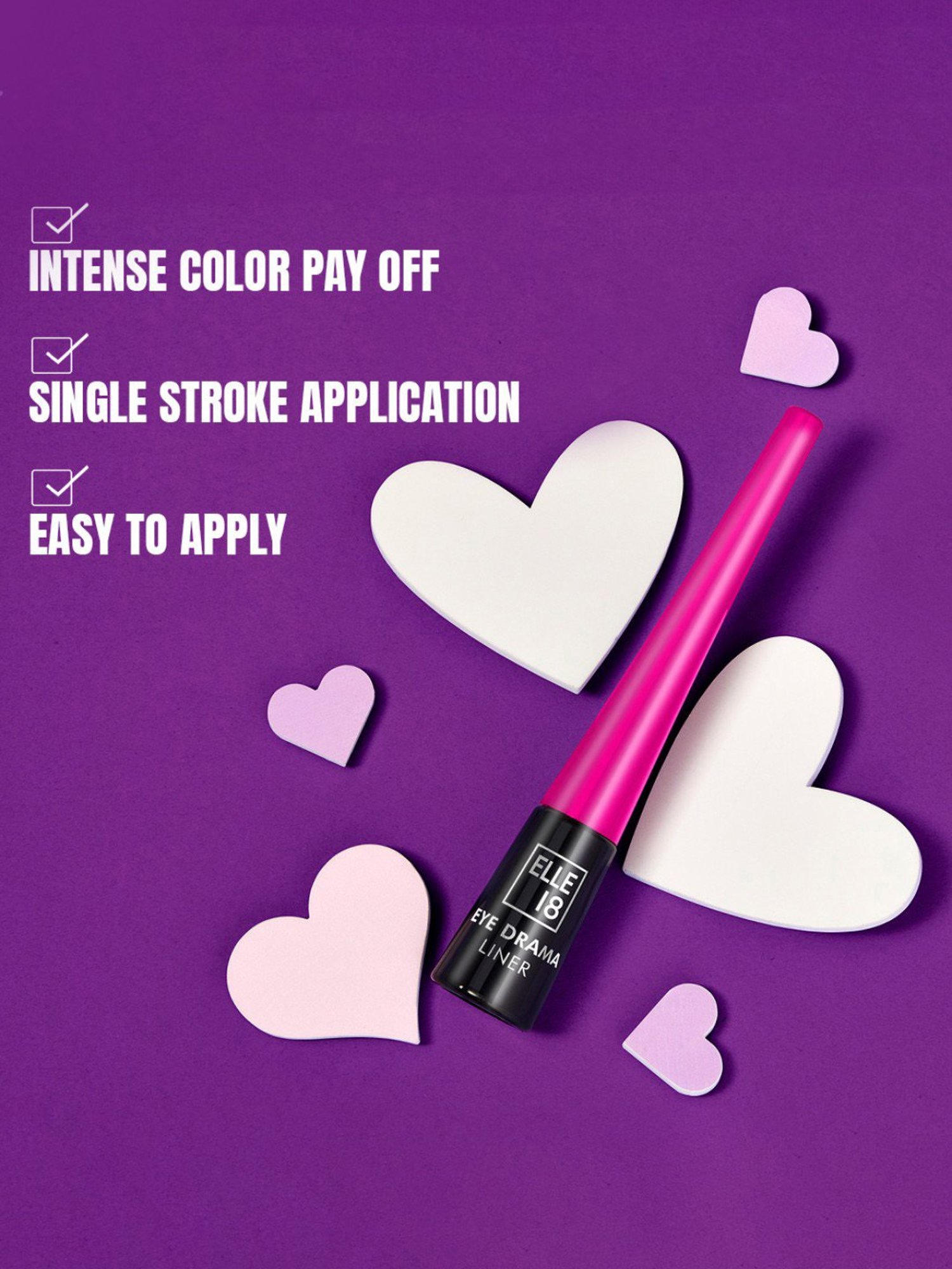 Elle 18 Eye Drama Liner Black - 3.5 ml