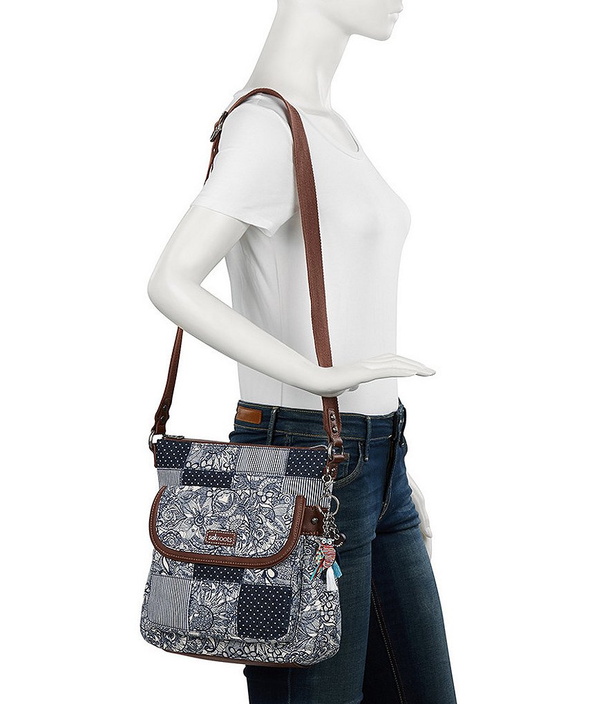 Sakroots Artist Circle Flap Crossbody Bag