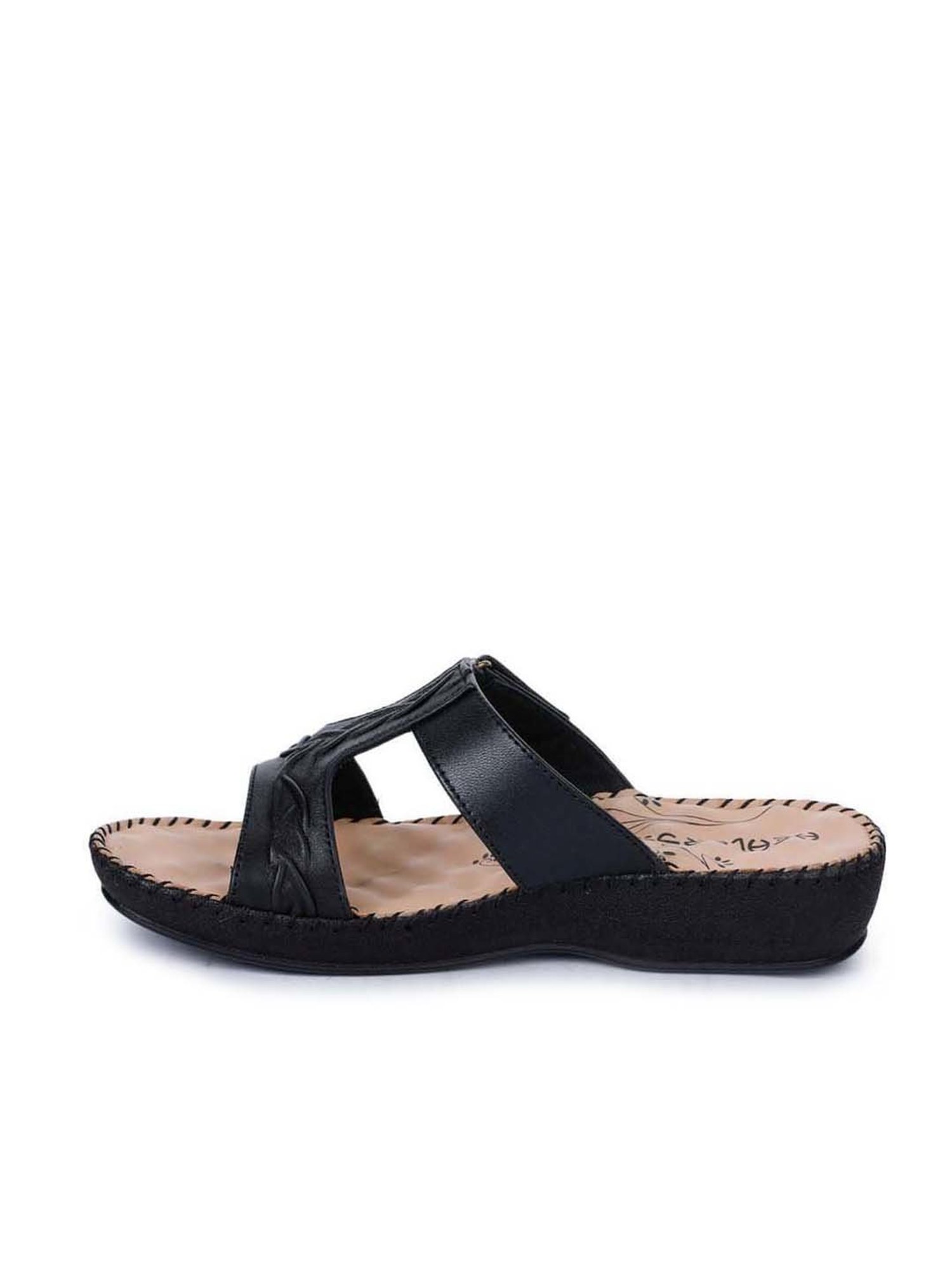 Healers by Liberty Women's Black Comfort Sandals