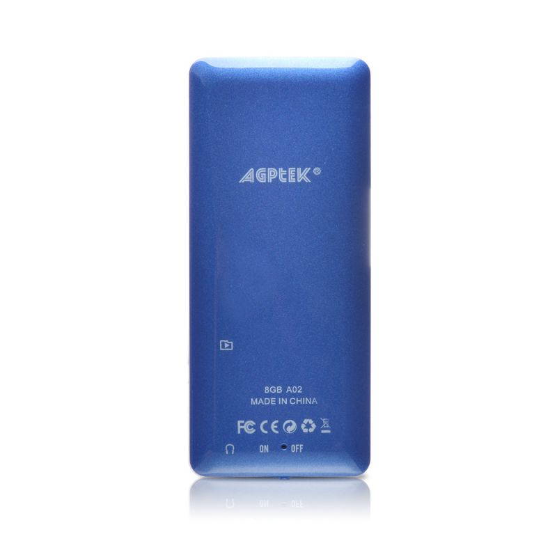 AGPtEK 8GB & 70 Hours Playback MP3 Lossless Sound Music Player (Supports up to 64GB)8GB Built-in High Capacity