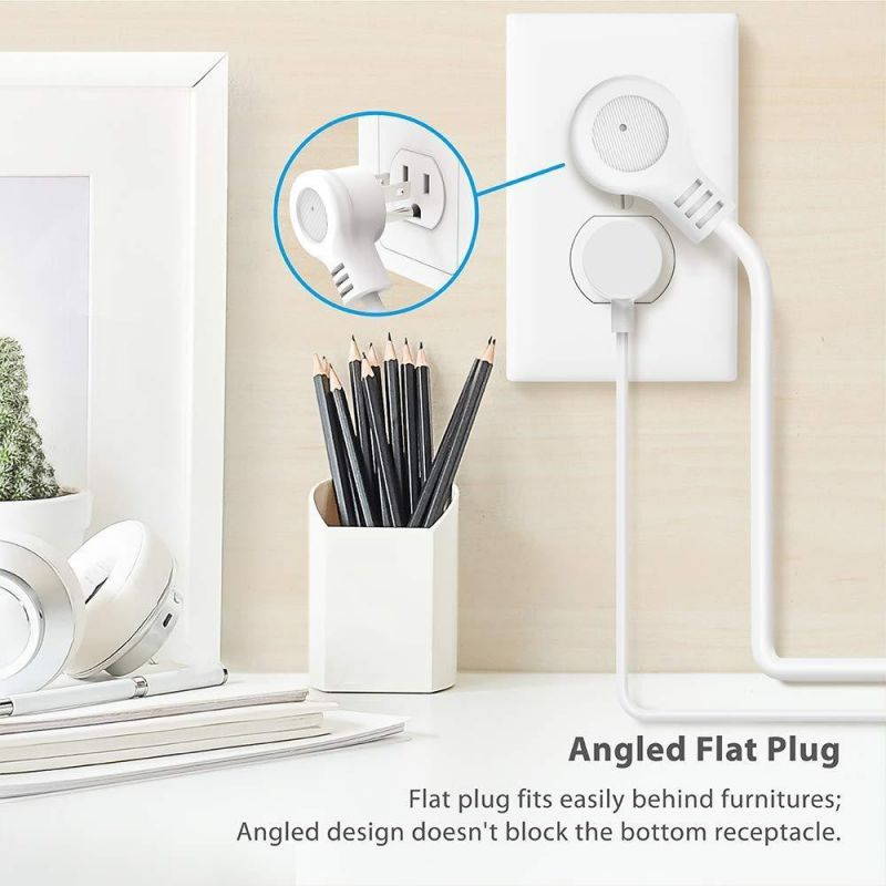 TROND Power Strip Wall Mountable Bundle with Outlet Extender Box, Multi Outlet Expansion with USB Ports, for Bedside, Nightstand, Kitchen, Bathroom