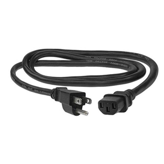 SF Cable, 3ft 16 AWG Universal Power Cord - IEC320 C13 to NEMA 5-15P SJT 13A