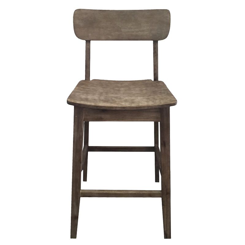 24" Torino Counter Height Barstool Barnwood - Boraam
