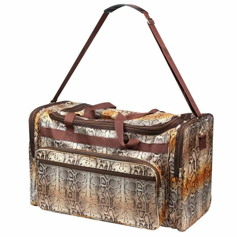 Fashionable Duffel Bag for Business Trip Camping Weekend Travel Gym Sports Brown