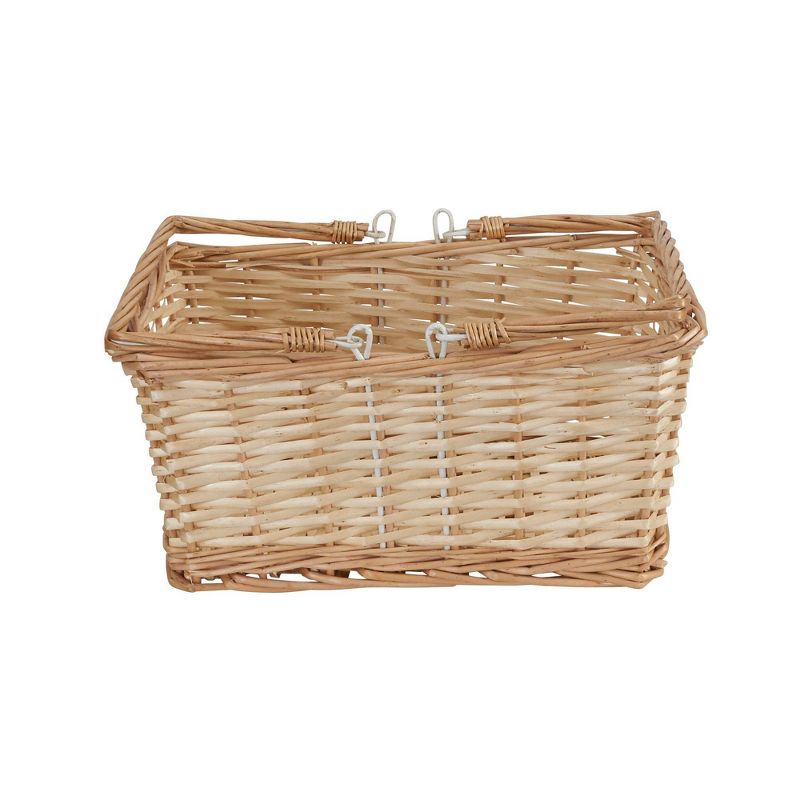 Household Essentials Open Top Market Basket with Handles Natural