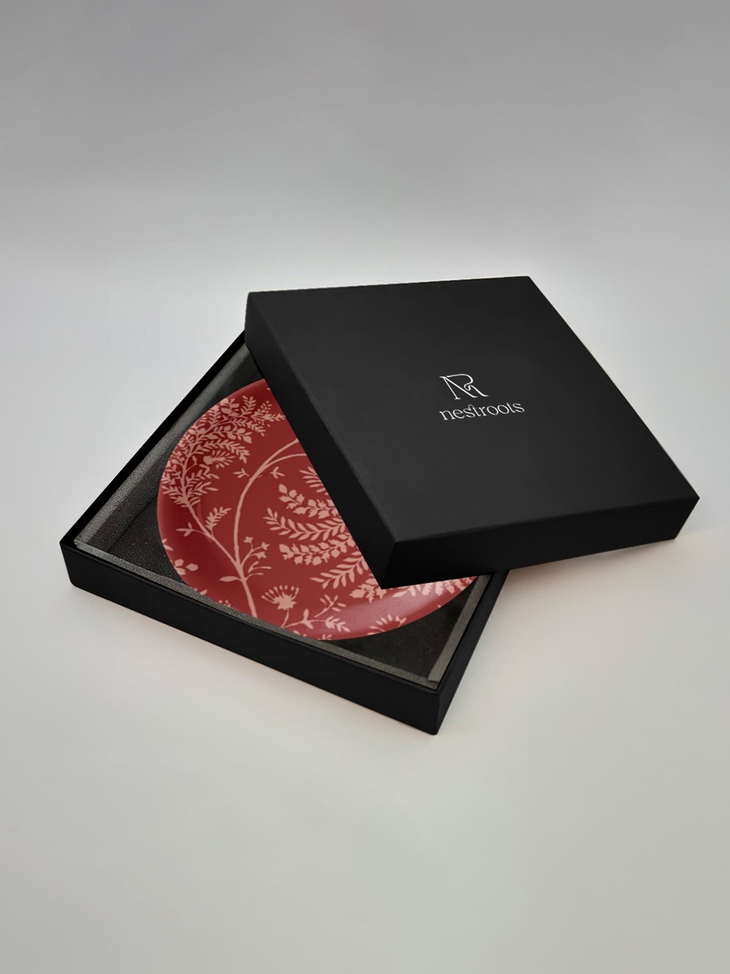 Nestroots Bohemian Floral Multicolor Porcelain Wall Plate