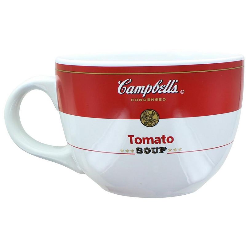 Silver Buffalo Campbell's Tomato Soup 24oz Ceramic Soup Mug