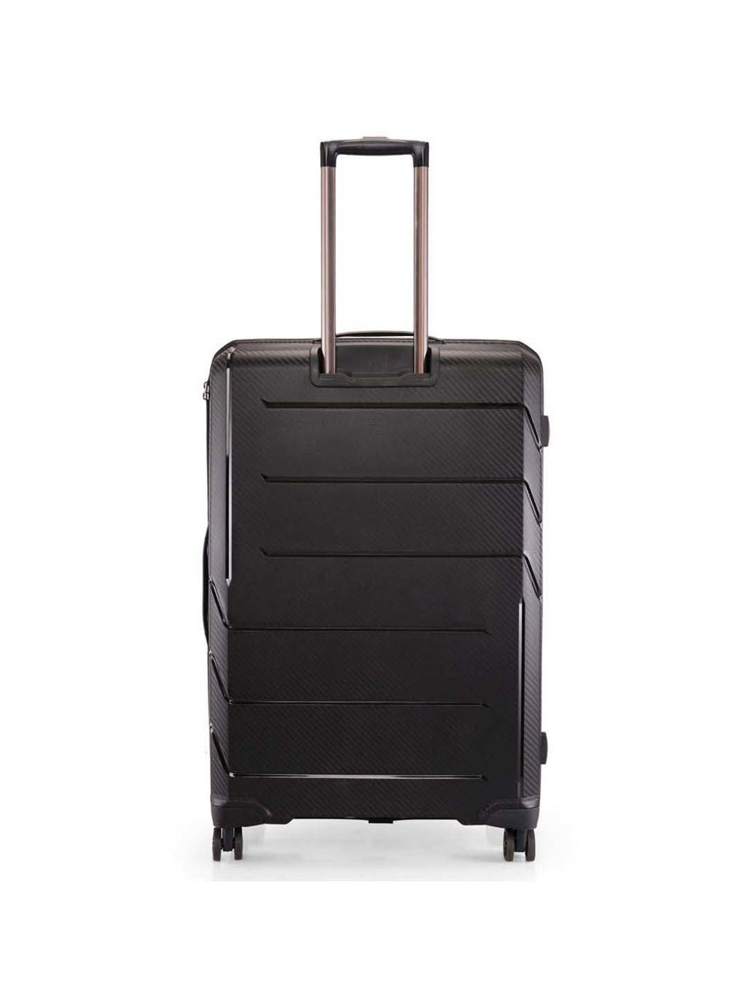 Swiss Brand Matterhorn Black Large Hard Trolley Bag - 29 cm