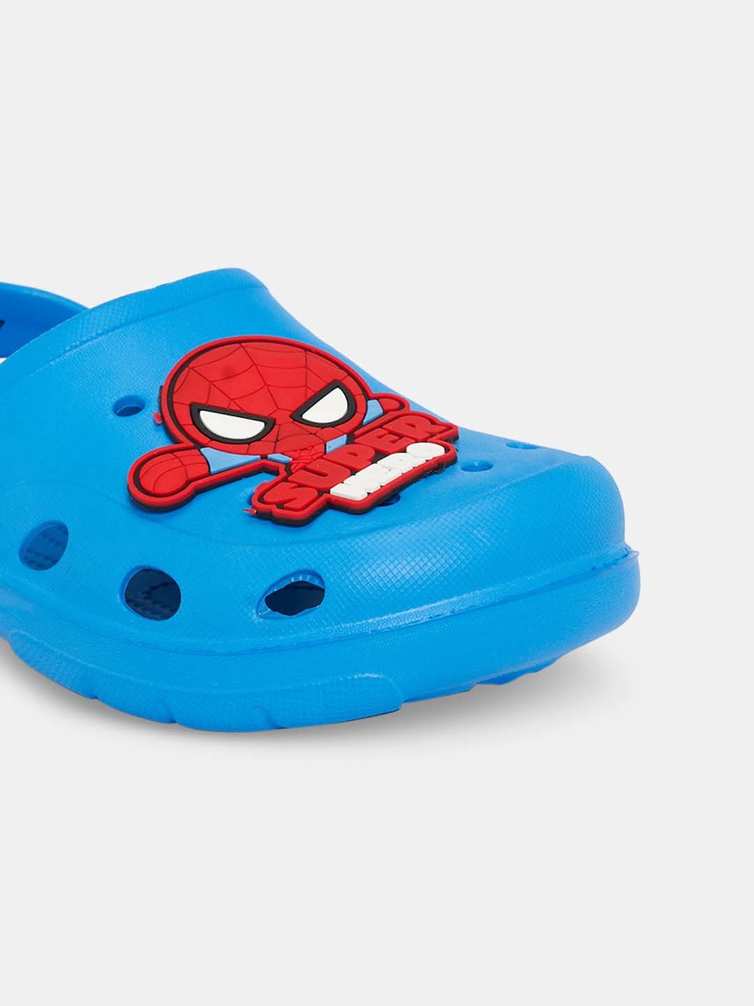 Yellow by Westside Navy Stripe Pattern Slides