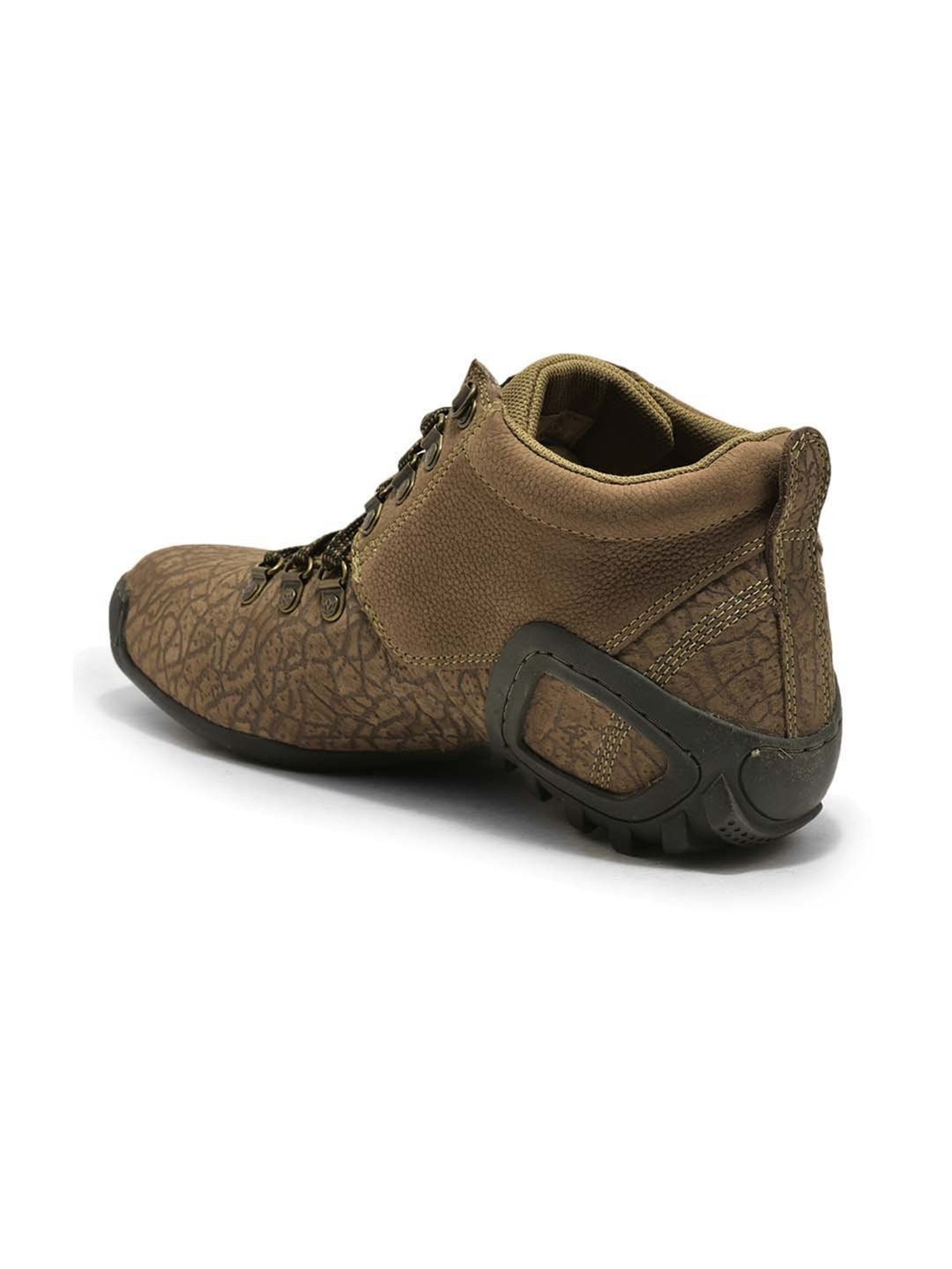 Woodland Men's Dubai Khaki Ankle High Sneakers