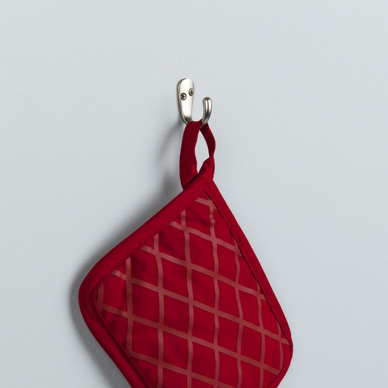 Franklin Brass 5pk Single Prong Robe Decorative Hooks Nickel