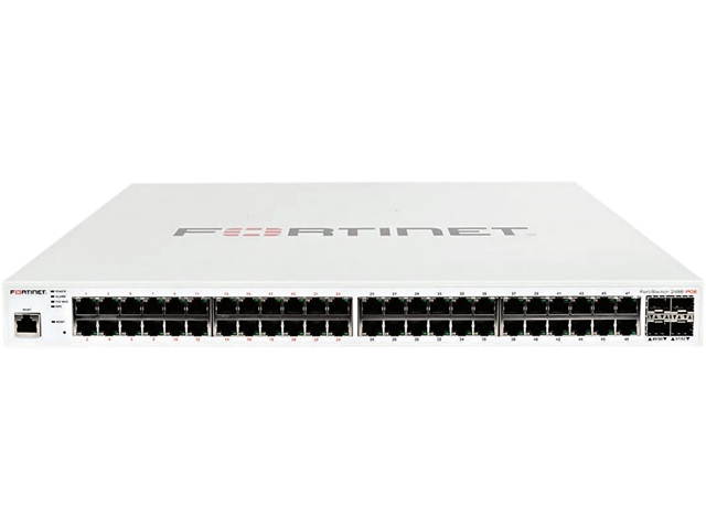 Fortinet FortiSwitch 248E-POE 48 Port Layer 2/3 Gigabit Ethernet Switch - FS-248E-POE