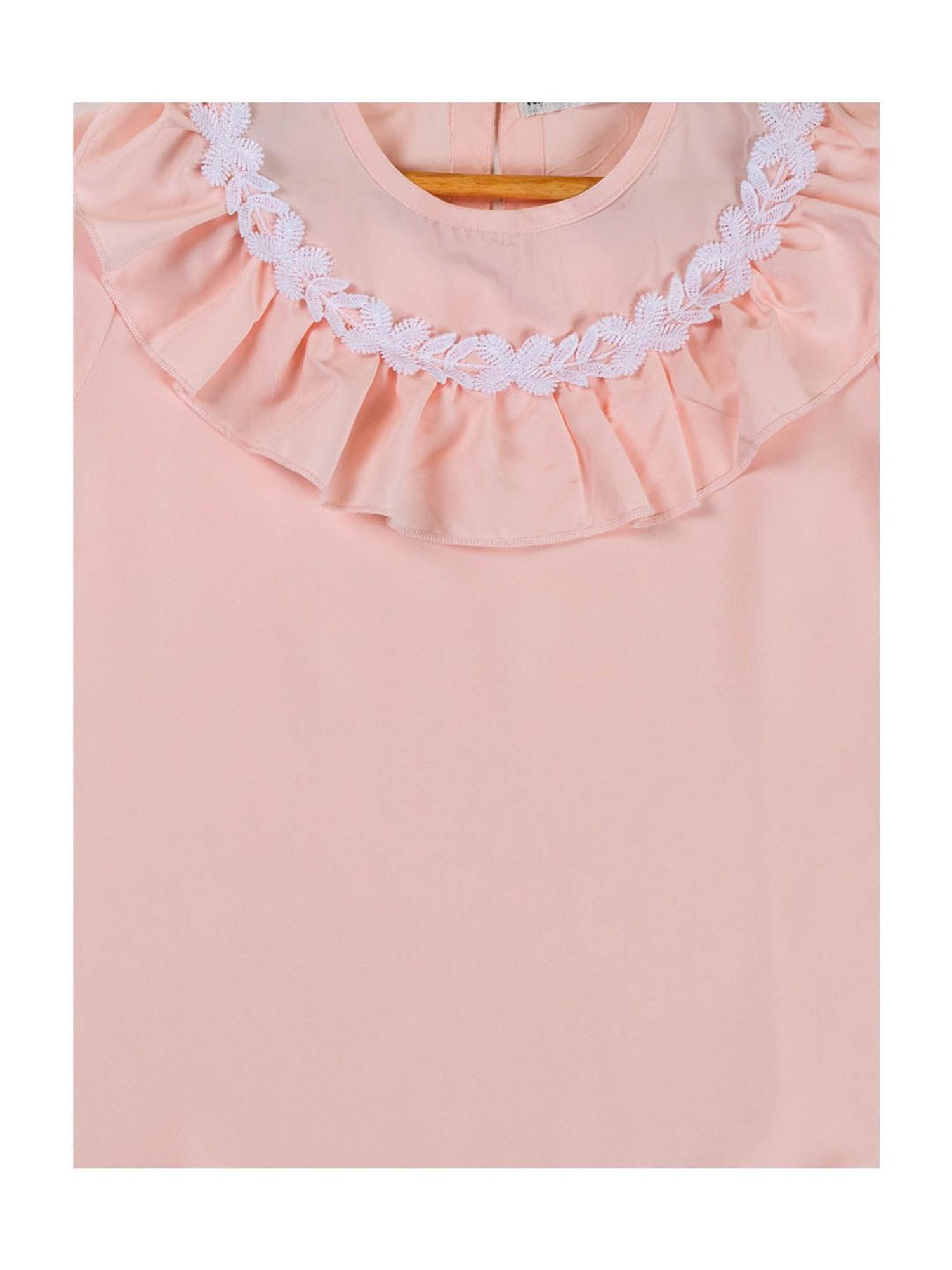 NINS MODA Kids Peach Solid Top