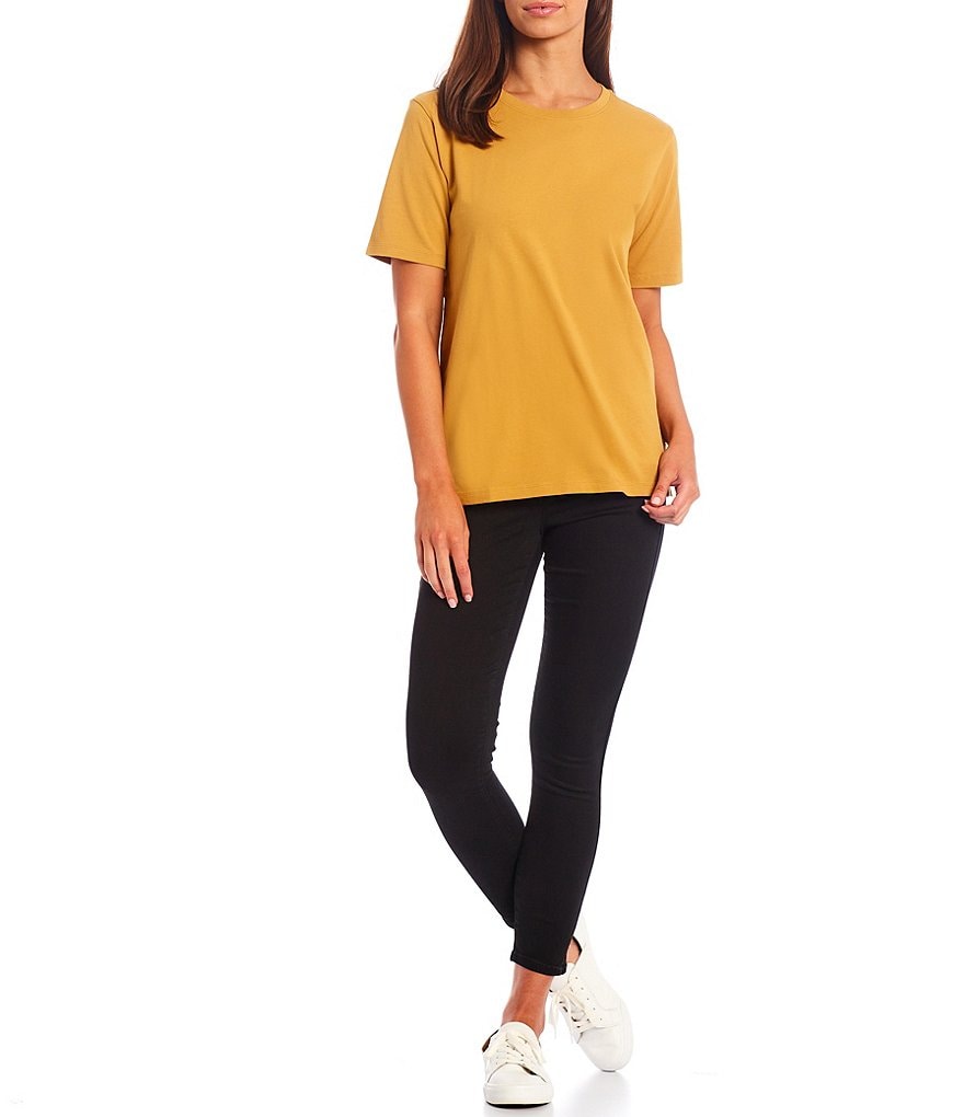 Pendleton Deschutes Solid Crew Neck Short Sleeve Cotton Jersey Tee