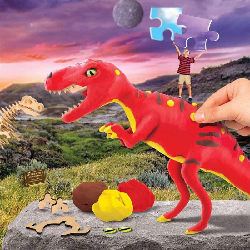 Discovery Kids Toy Dinosaur DIY Puzzle Clay T-Rex