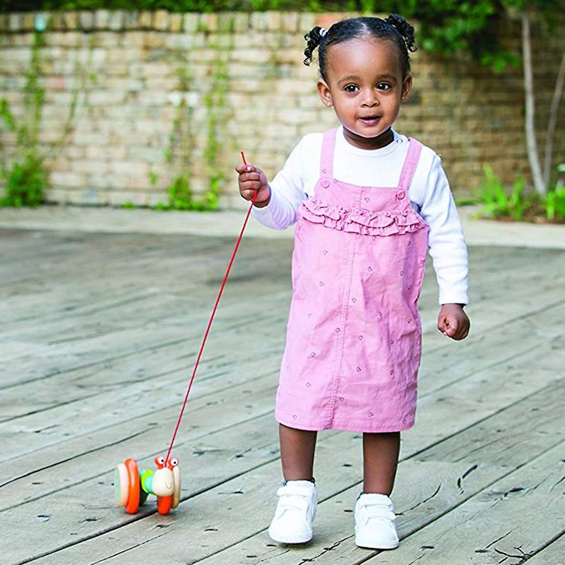 Edushape Dilly Dally Wooden Snail Pull