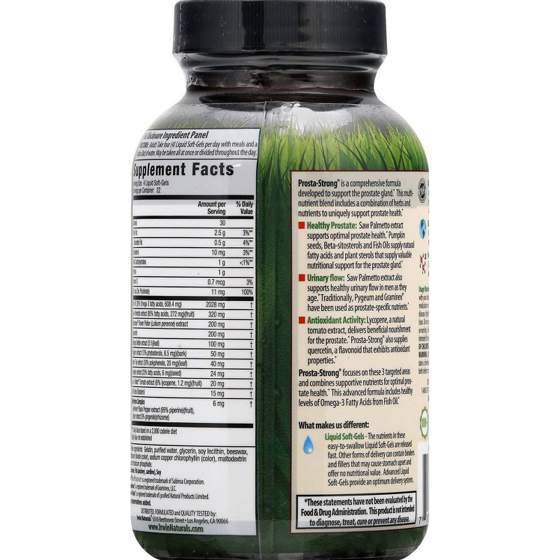 irwin naturals Prosta-Strong Dietary Supplement Liquid Softgels - 90ct