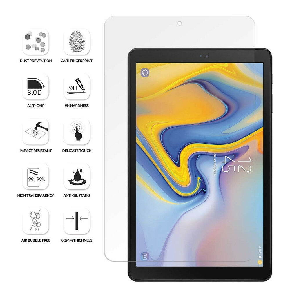 For Galaxy Tab A 8.0-inch 2018 Screen Protector,Anti-fingerprint Tempered Glass