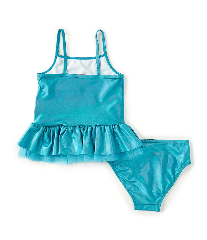 Flapdoodles Little Girls 2T-6X Unicorn Two-Piece Swimsuit Set