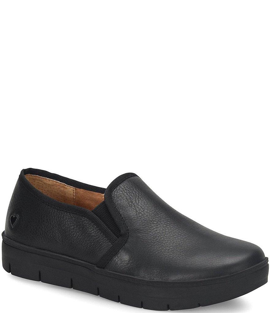 Nurse Mates Adela Leather Slip-Ons