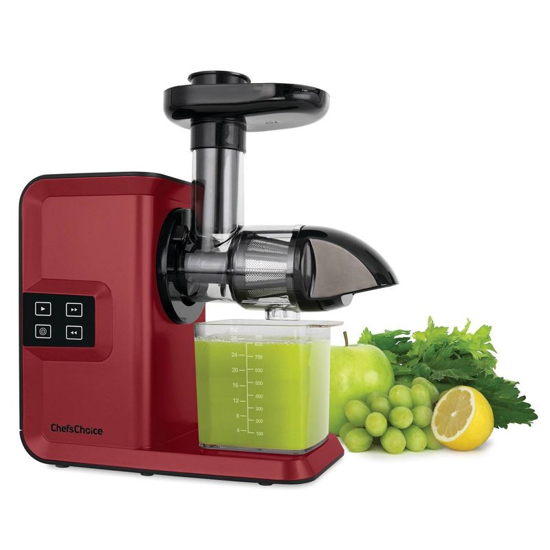 Chef's Choice Horizontal Masticating Juicer - Red