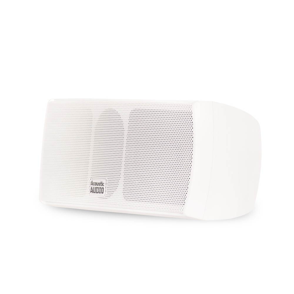 Acoustic Audio AA32CW Mountable Indoor Speakers 1800 Watts White Bookshelf 3 Pair Pack AA32CW-3PR