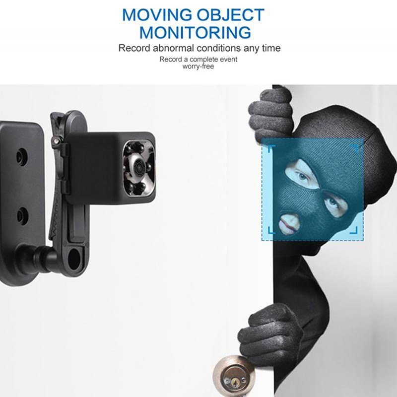 Mini Spy Camera 720P Hidden Camera - Portable Small HD Nanny Cam with Night Vision and Motion Detection - Indoor Covert Security Camera for Home and Office - Hidden Spy Cam - Built-in Battery