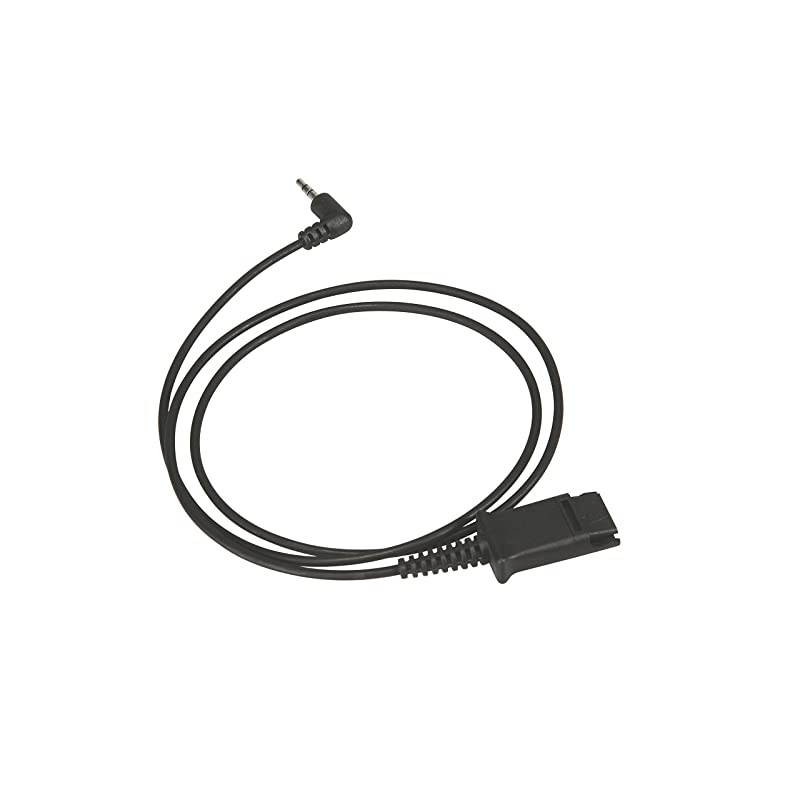 HD500 Deluxe Single Ear Headset with Noise Canceling Microphone and 25mm Adapter for Cisco SPA303 SPA502g SPA504g SPA508g SPA509g SPA514g SPA525g and Phones with a 25mm Headset Port