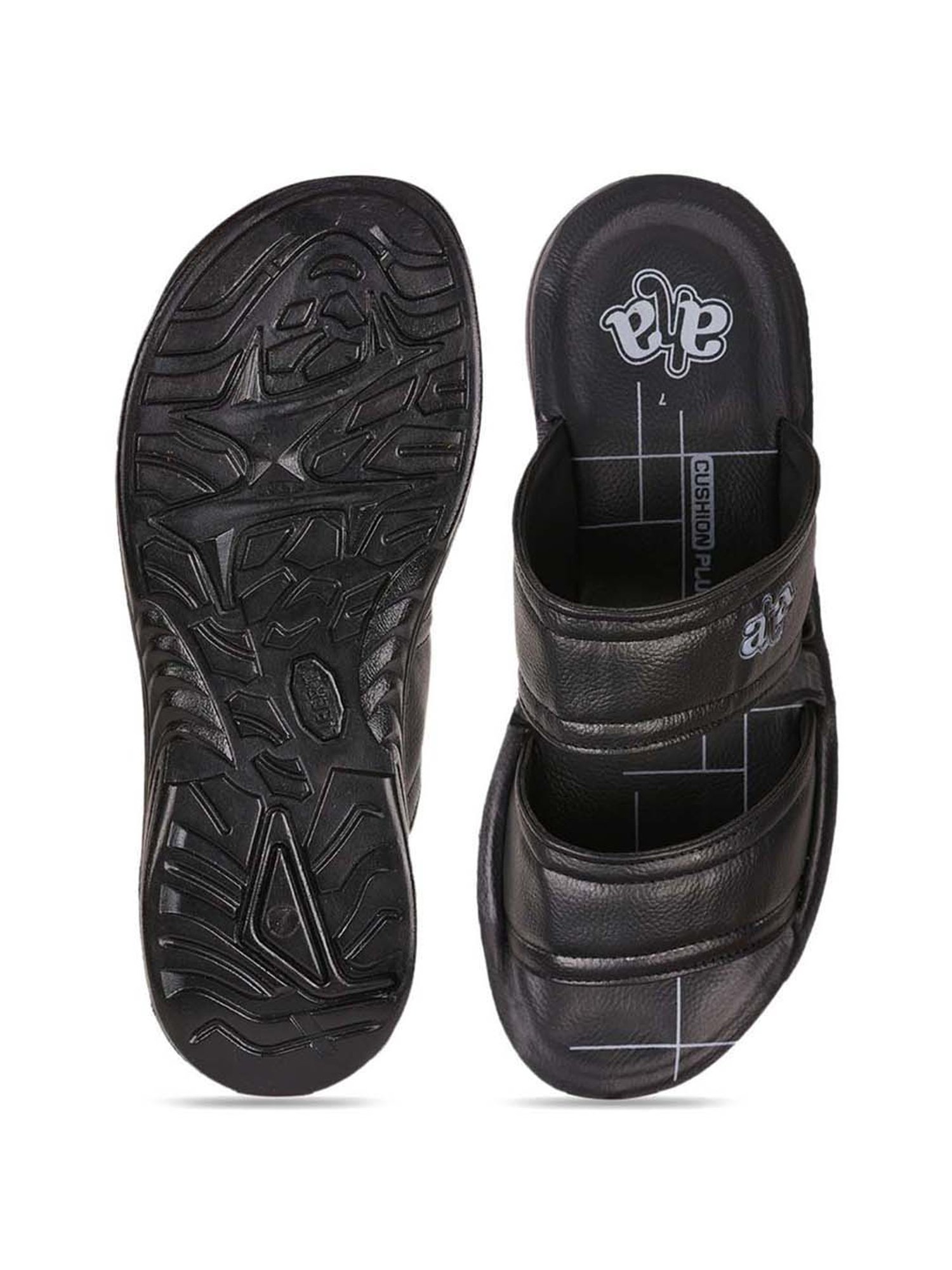 Aha by Liberty Men's Black Casual Sandals