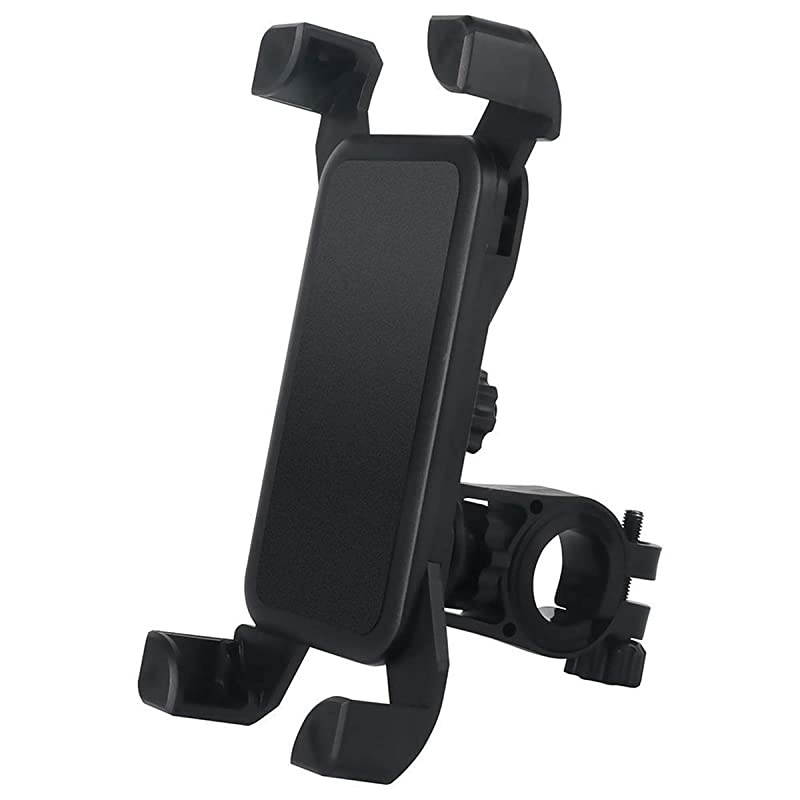 Bike Phone Mount 360&deg;Rotation,Universal Motorcycle Handlebar Mount Bicycle Phone Holder for iPhone 12,12 Pro Max,11,11 Pro Max,S9,S10 and More 3.5"-6.8" Cellphone(Black)