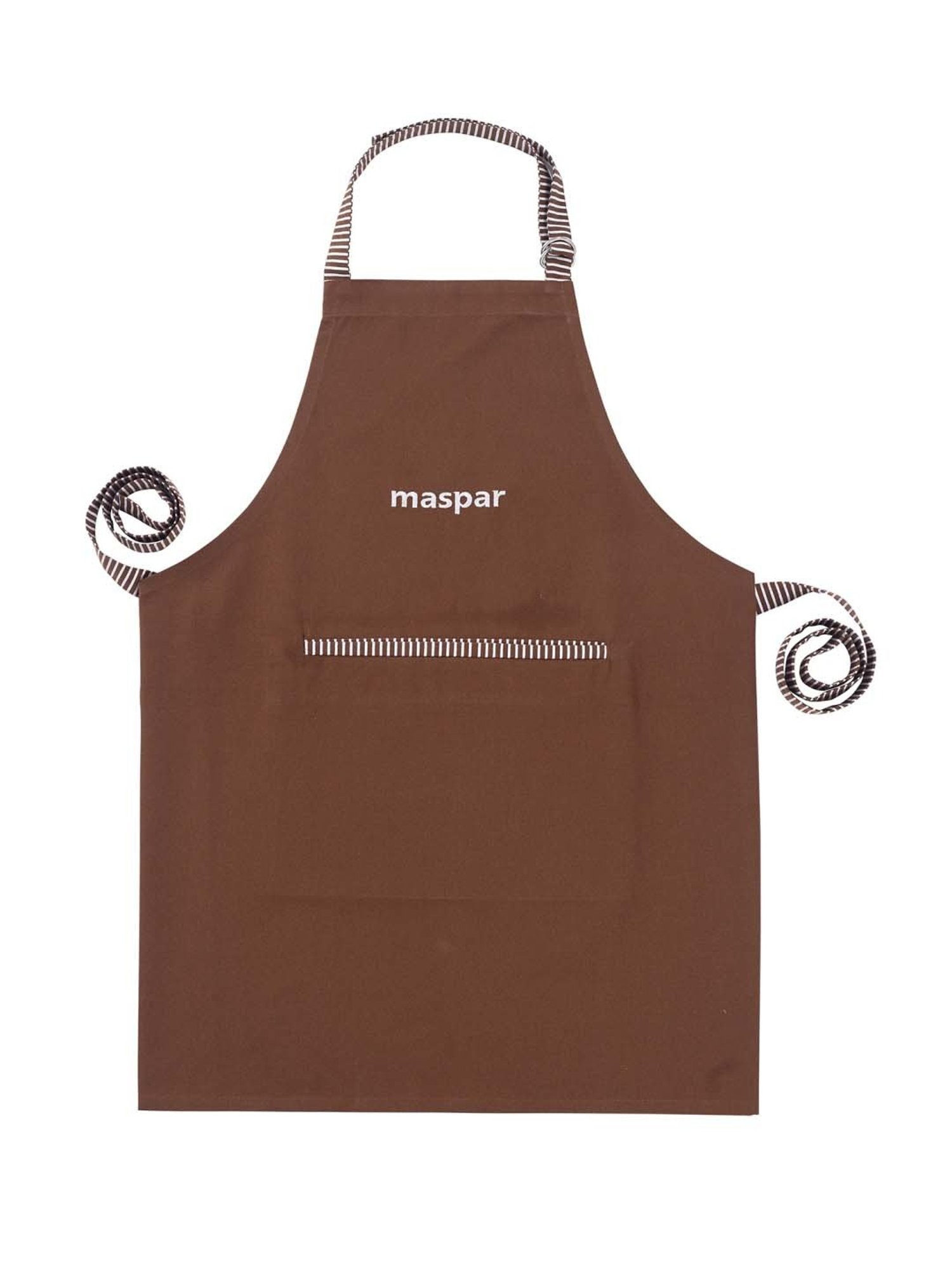 Maspar Brown 100% Cotton 225 GSM Apron - Single Piece