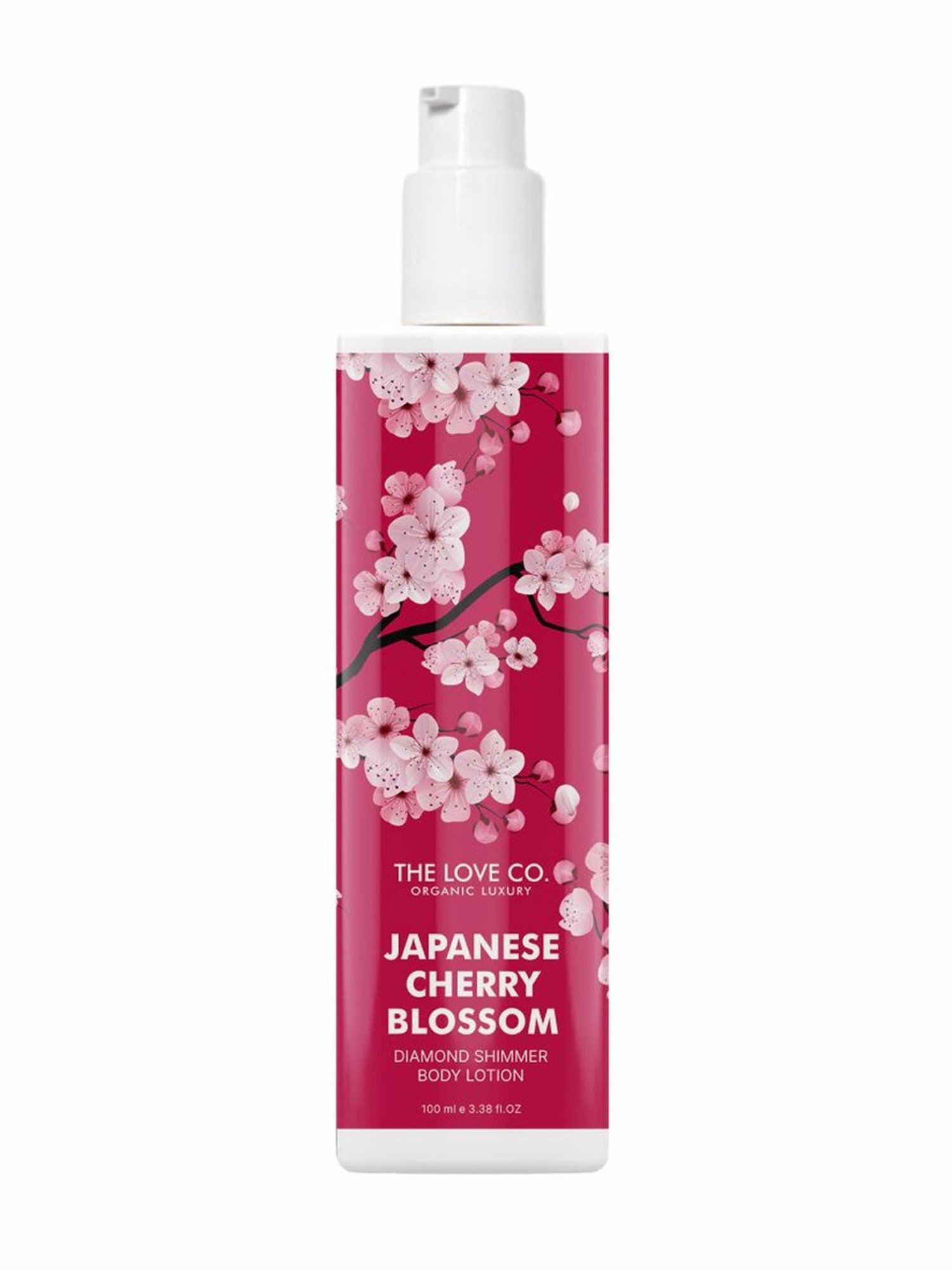 The Love Co. Japanese Cherry Blossom Diamond Shimmer Body Lotion - 100 ml