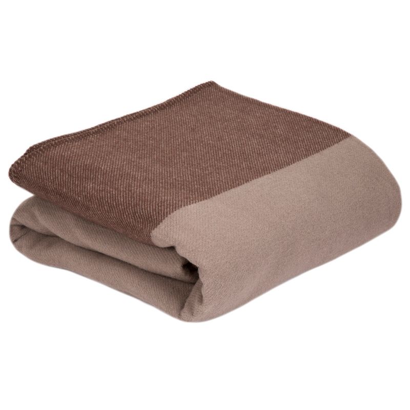 100% Australian Wool Blanket (King) Brown - Yorkshire Home