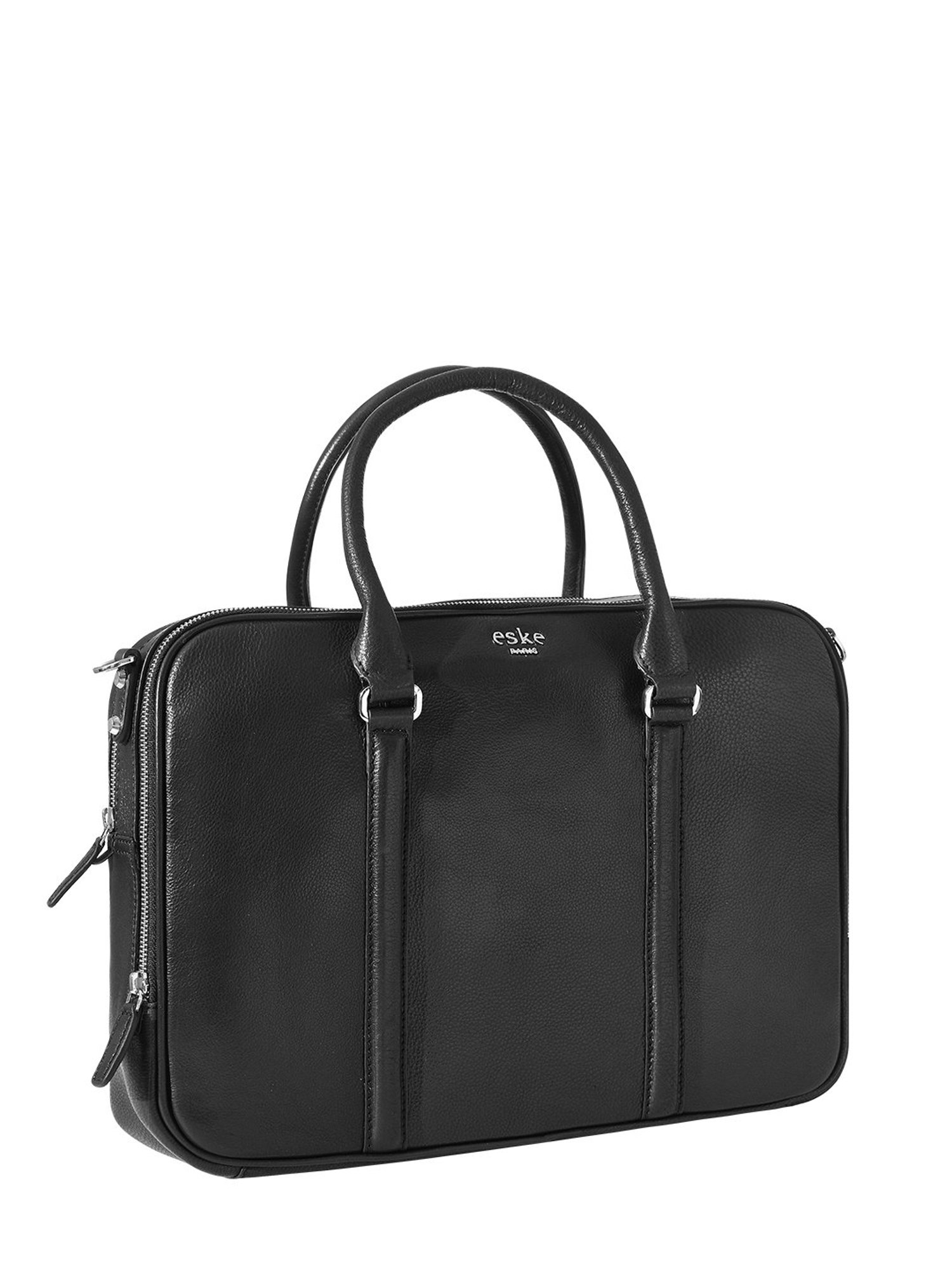 Eske Black Large Messenger Bag