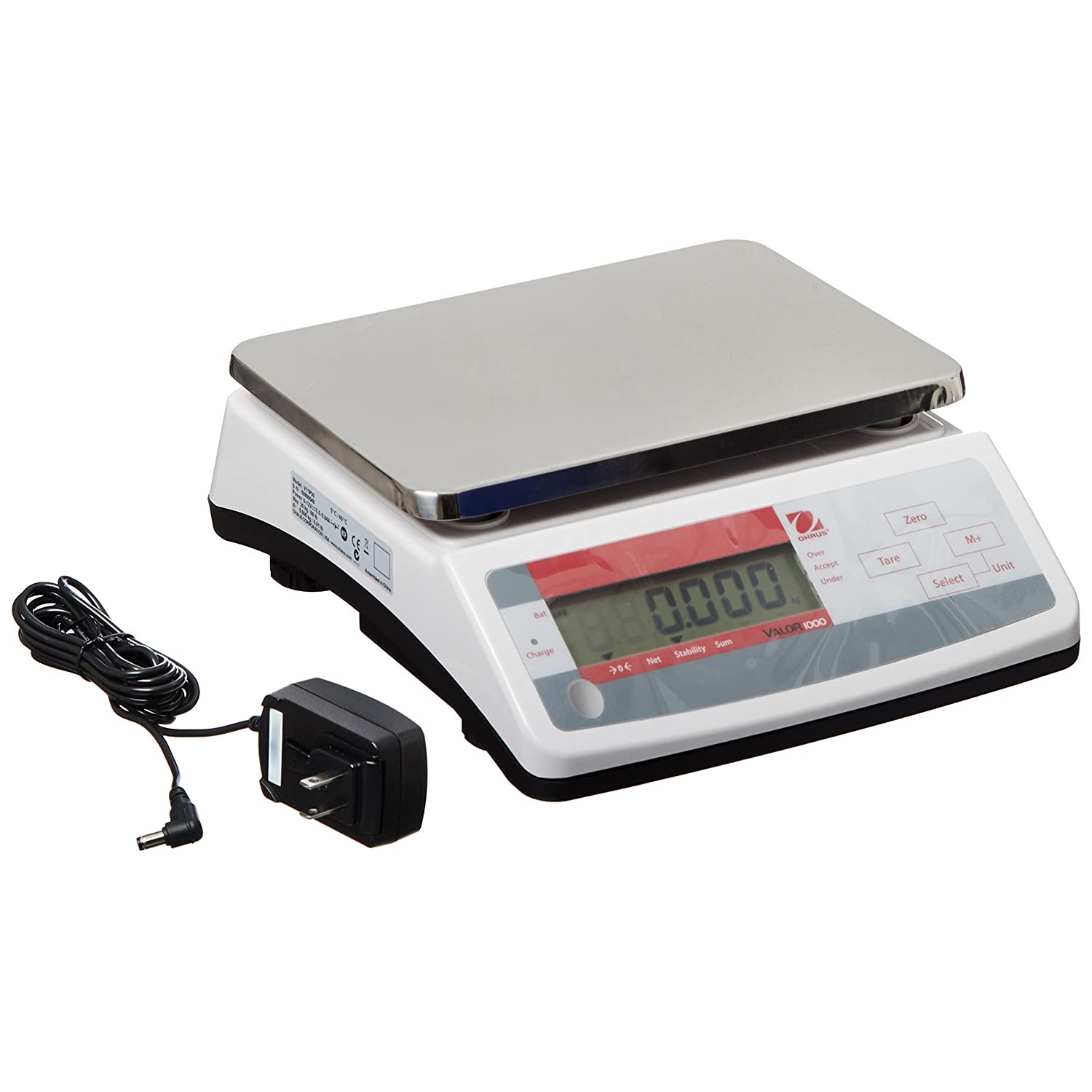 OHAUS V11P30 Digital Compact Bench Scale 66 lb./30kg Capacity