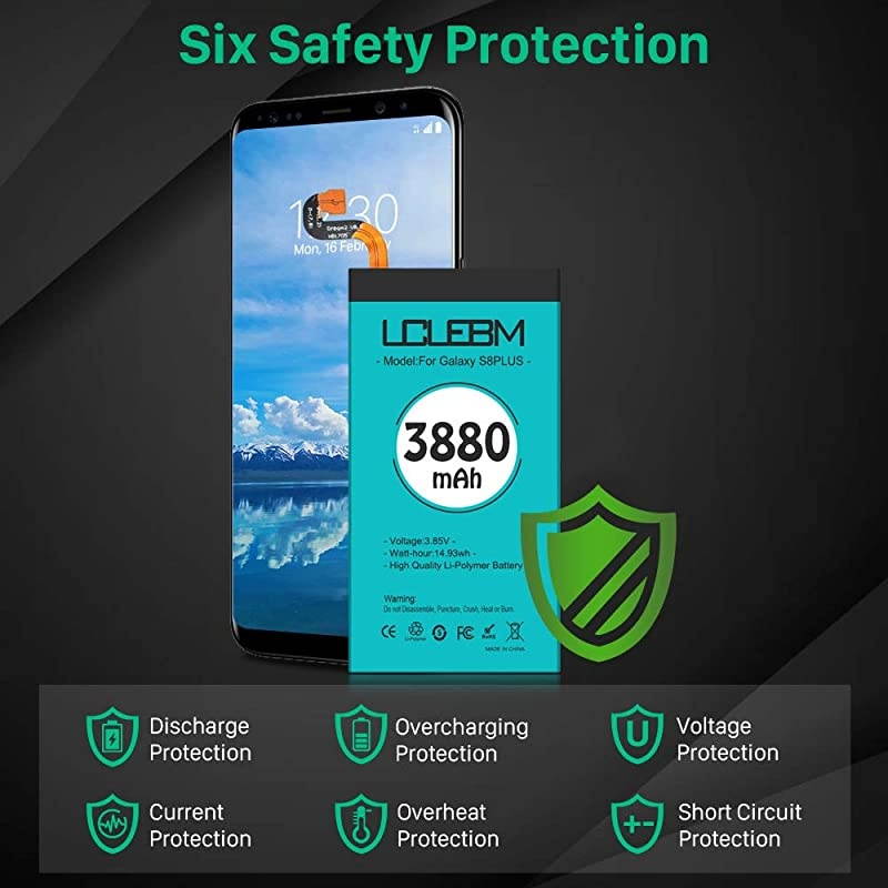 Galaxy S8 Plus Battery 3880mAh S8 Plus Battery  Battery Replacement for Samsung Galaxy S8 Plus G955 G955V G955A G955T G955P G955F S8 Plus Battery Replacement with New Replacement Kits