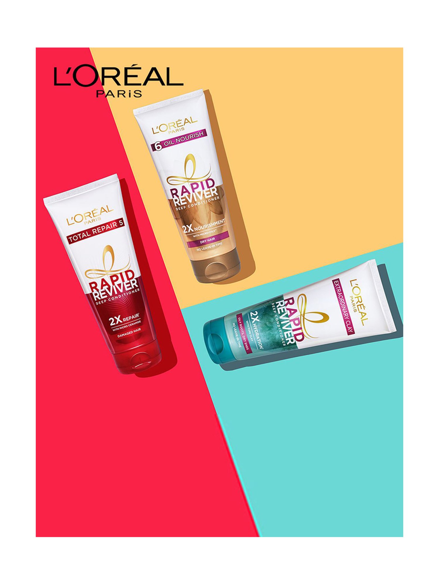 L'Oreal Paris Rapid Reviver Total Repair 5 Deep Conditioner - 45 gm