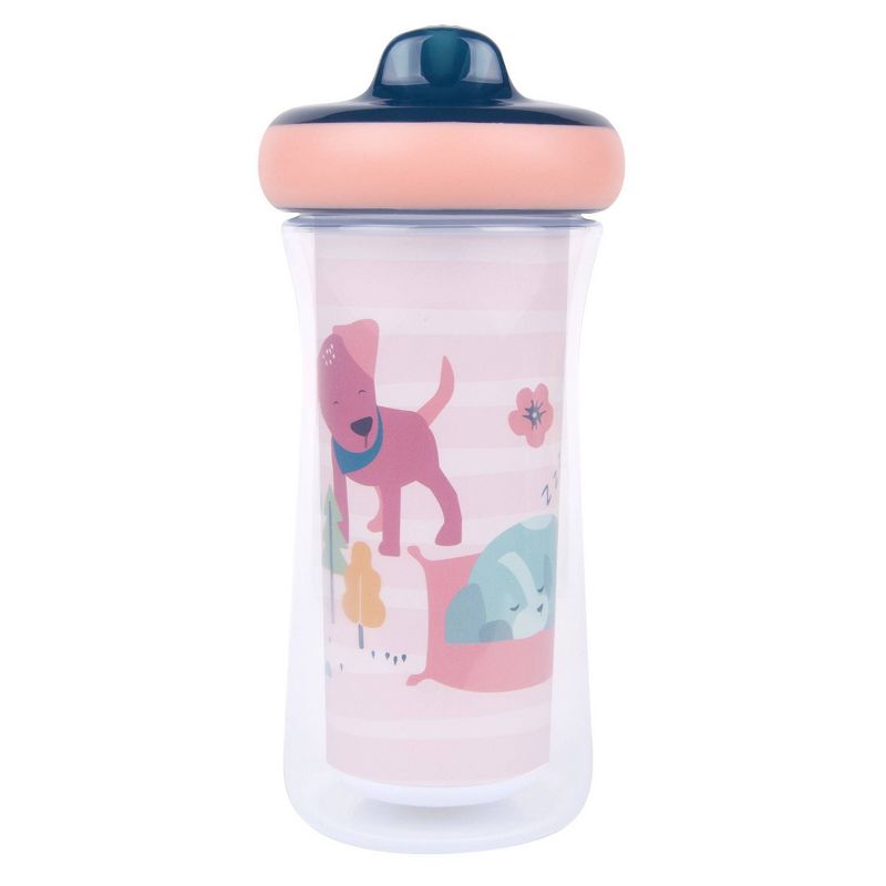The First Years 2pk Insulated Sippy Cups - 12+ Months - Pink - 9oz