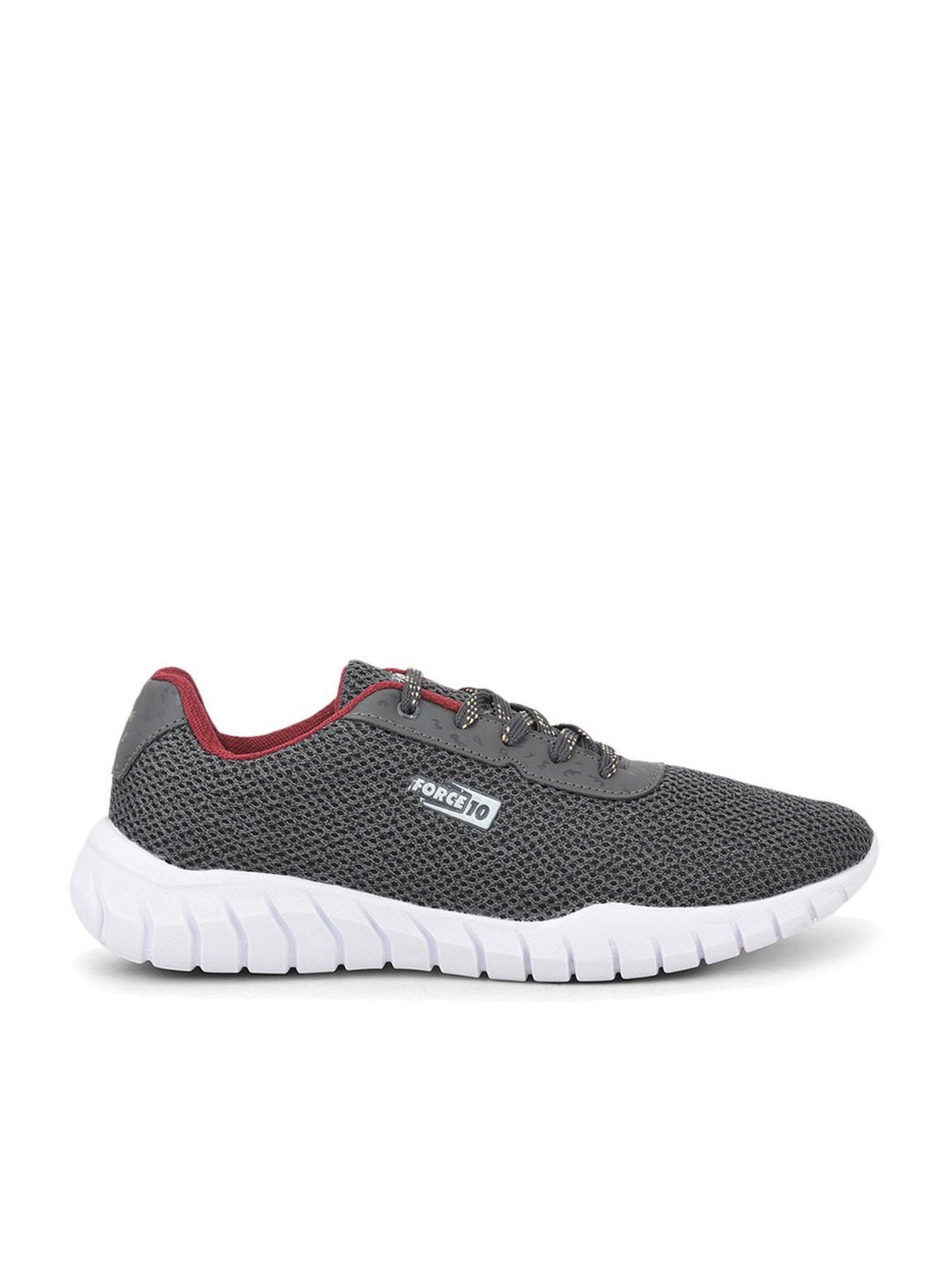 Force 10 by Liberty Men's GARRICK-E Grey Running Shoes