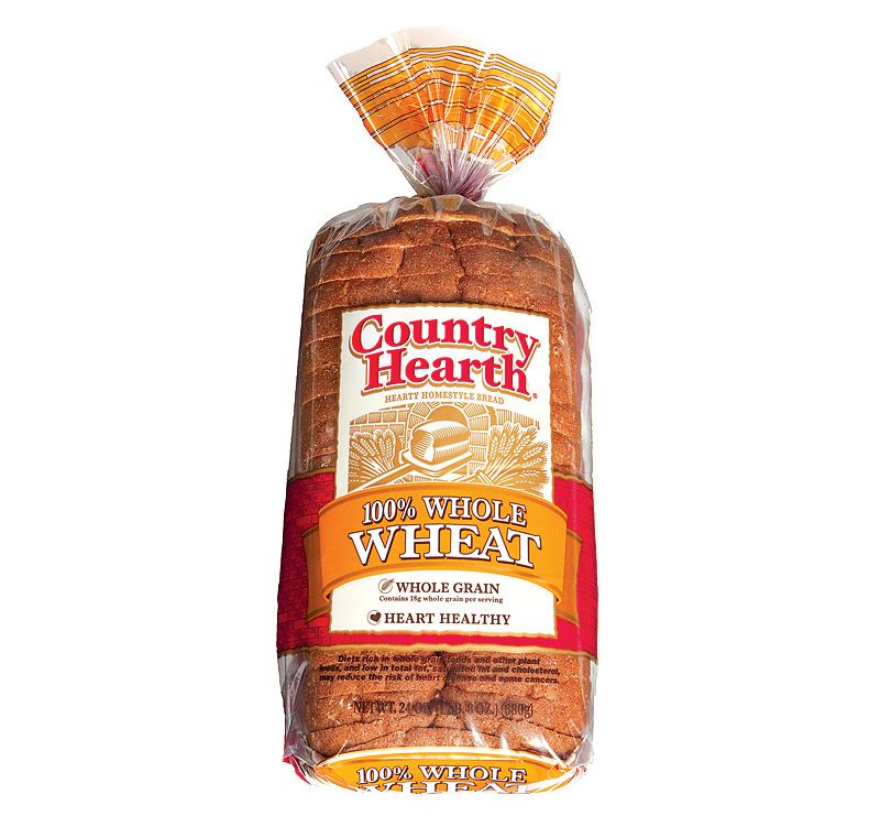 Country Hearth 100% Whole Wheat Bread - 24oz