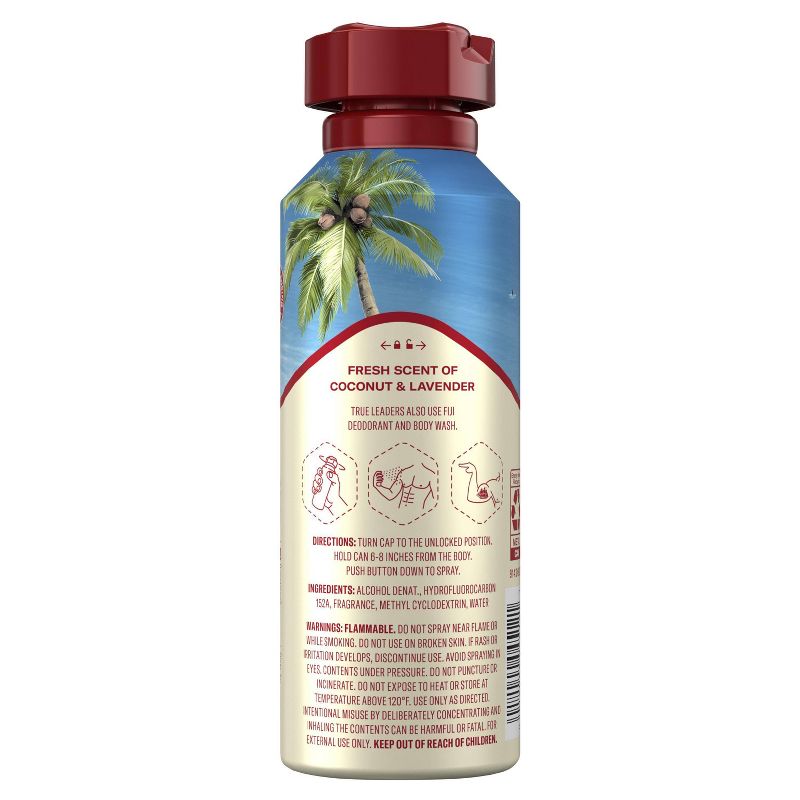 Old Spice Aluminum Free Fiji Body Spray for Men - 5.1oz