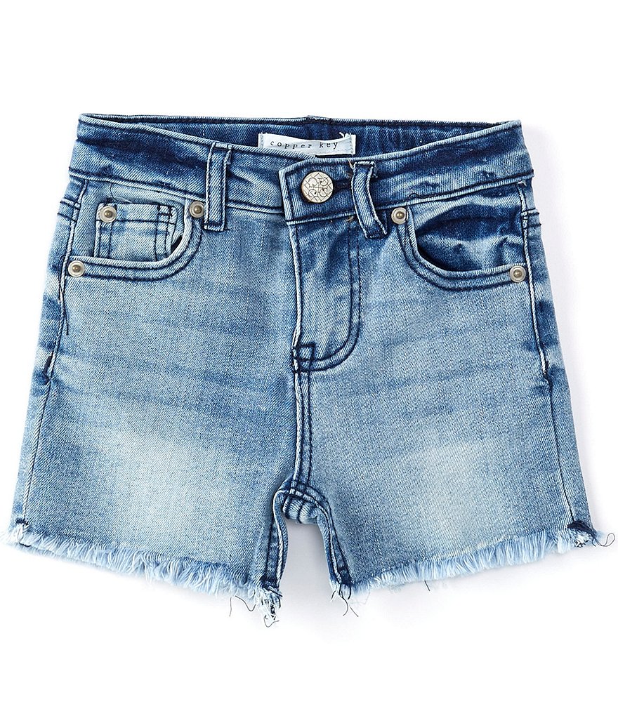 Hippie Girl Little Girls 4-6X Tie-Dye French Terry Dolphin Shorts