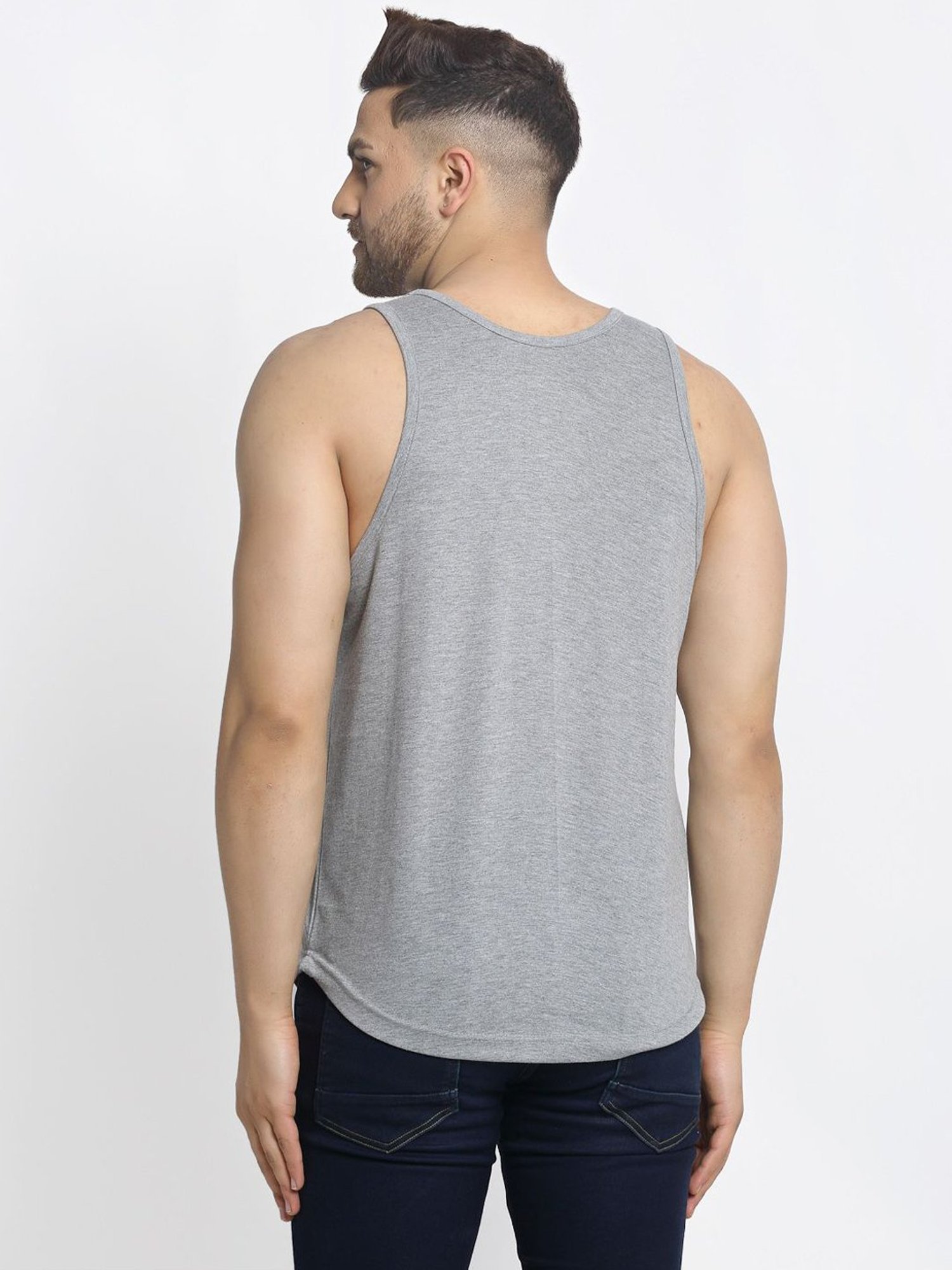 Bodycare Anthra Melange Regular Fit Thermal Top