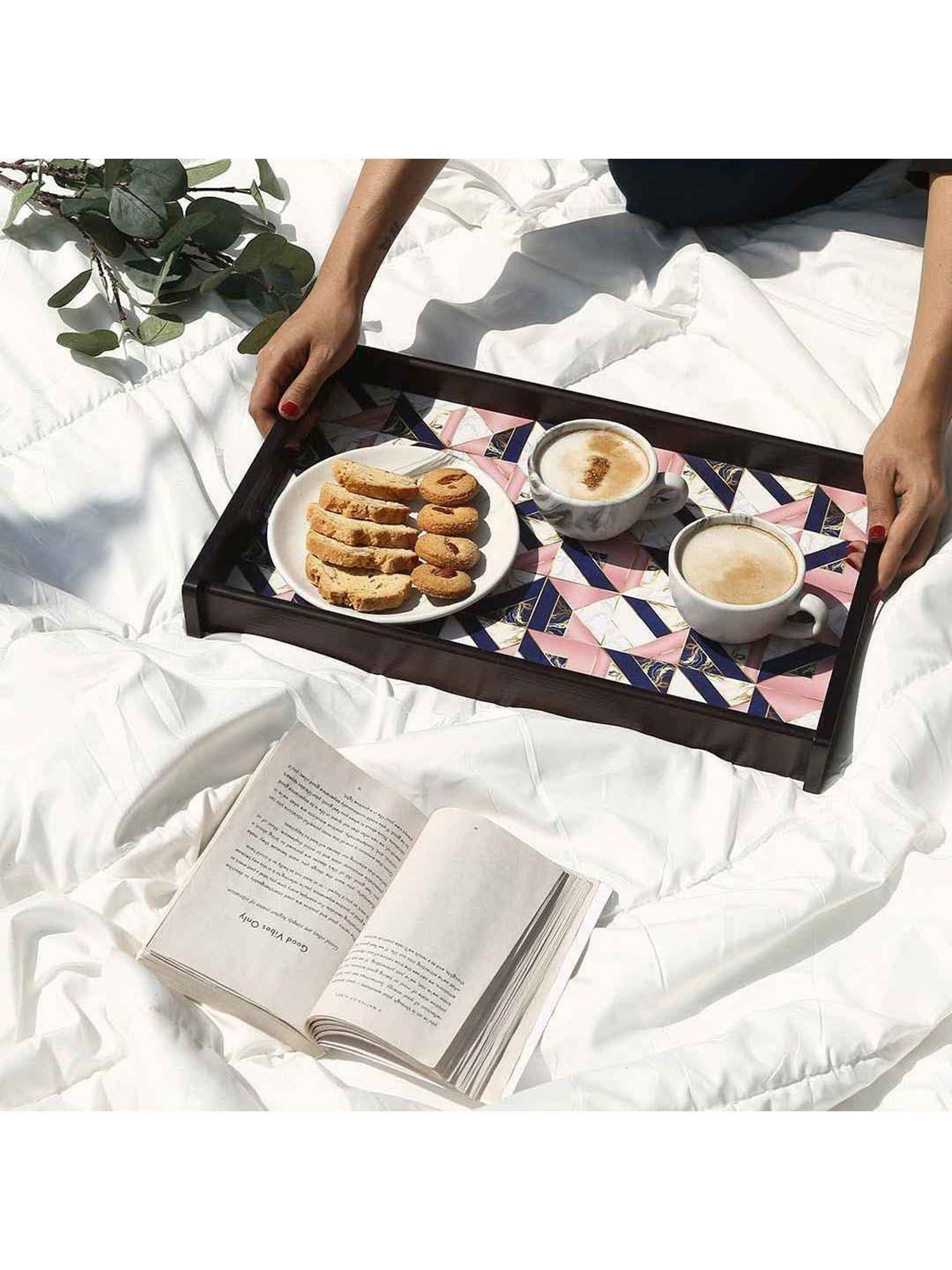 Wonderchef Casablanca Marble Mosaic Medium Tray