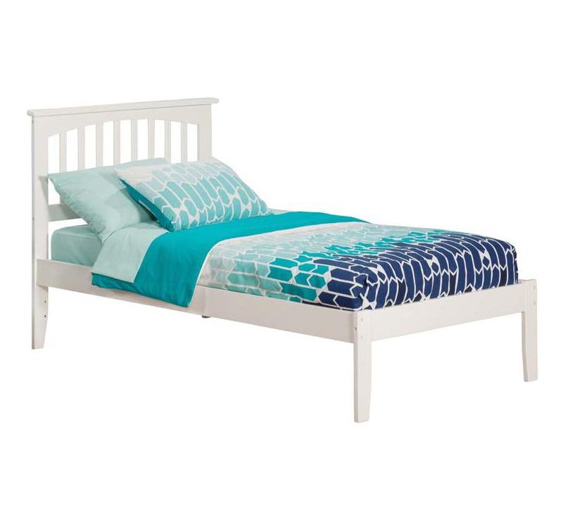 Mission Twin Open Foot White - Atlantic Furniture