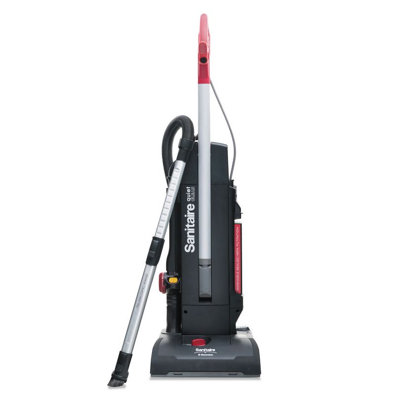 Sanitaire SC9180D MULTI-SURFACE 110V 11.3 Amp QuietClean 2-Motor Upright Vacuum - Black