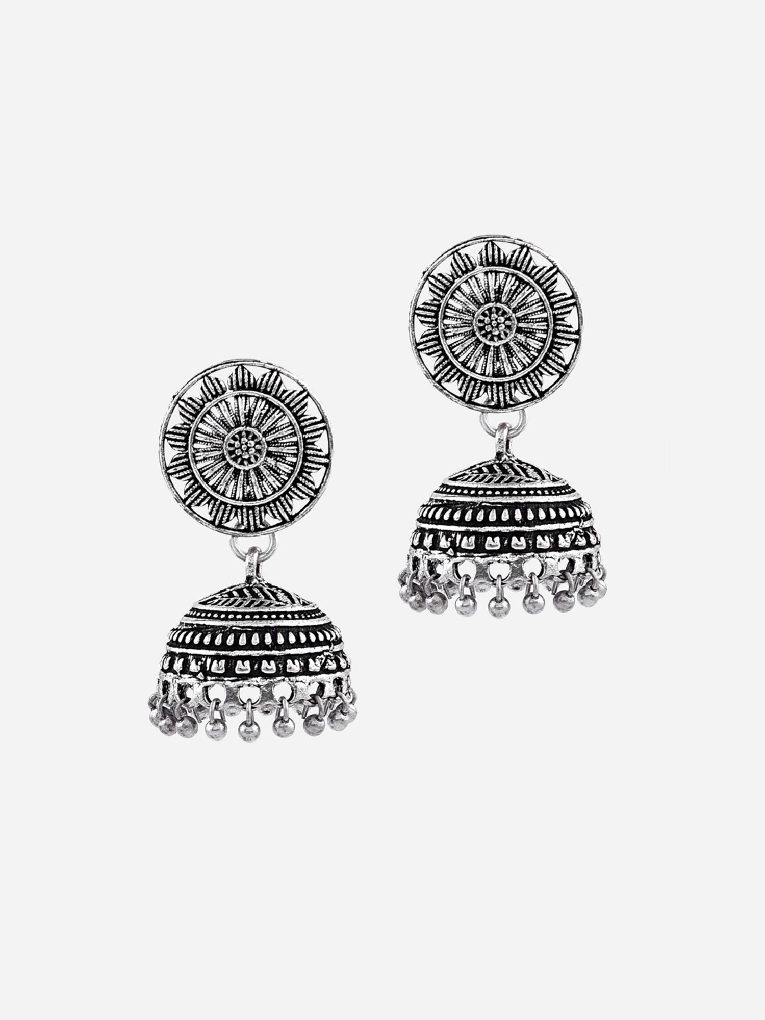 Fida Ethnic Traditional Jhumki Earrings